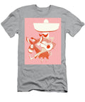 Man Wearing Sombrero Riding Mule Csa Images T-Shirt