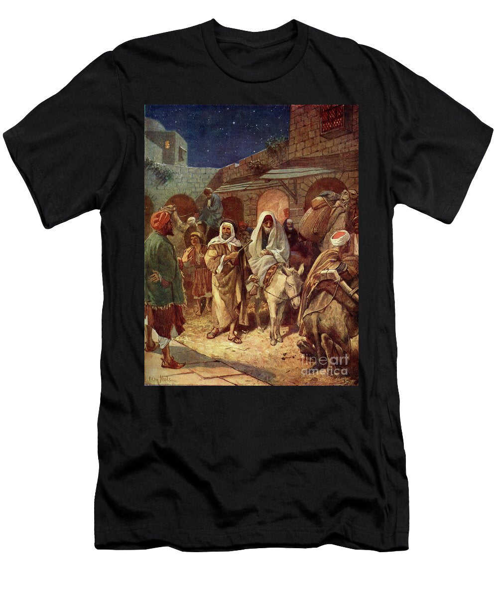 Mary and Joseph Enter Bethlehem William Brassey Hole T-Shirt