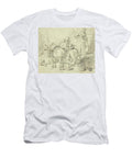 Men and Donkeys Woman with Pitcher Sir Edwin Henry Landseer T-Shirt