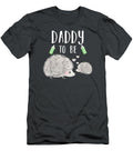 Mens Daddy to Be Hedgehog Baby Shower Cute Woodland Animal Melekz Pavlo T-Shirt