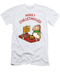 Merry Christmouse Funny Christmas Mouse Takeda Art T-Shirt