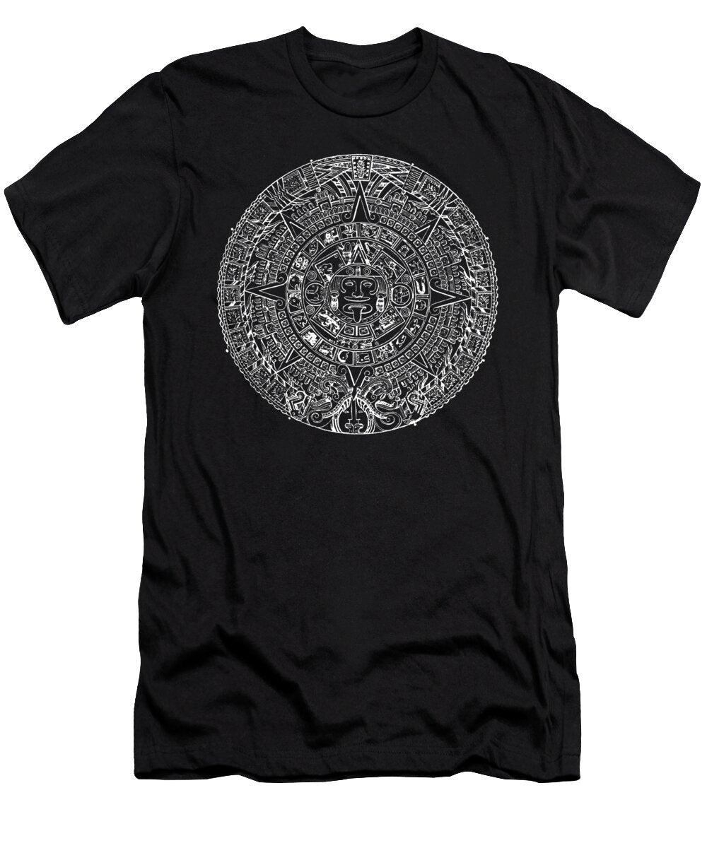 Mexico Mayan Calendar Aztec Tony Rubino T-Shirt