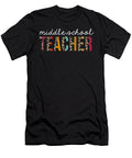 Middle School Teacher Life Leopard Educator Appreciation Jensen Cena T-Shirt