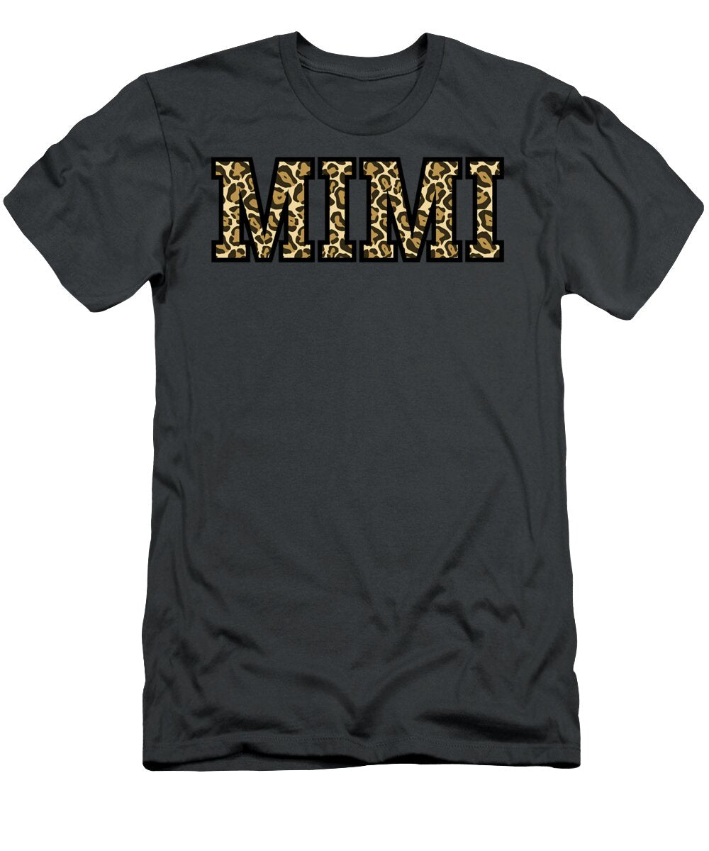 Mimi Leopard Cheetah Grandma Jaidon Naomi T-Shirt
