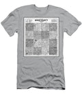 Miner County South Dakota Vintage Map 1898 Black and White Carol Japp T-Shirt
