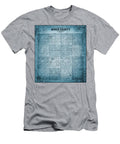 Miner County South Dakota Vintage Map 1898 Blue Carol Japp T-Shirt
