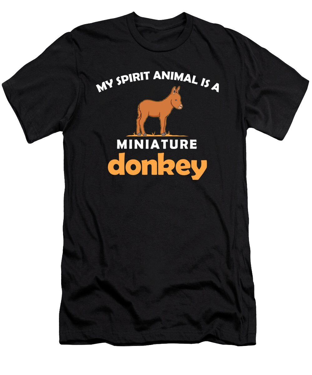 Mini Pet Lover Spirit Animal Miniature Donkey Product Jacob Hughes T-Shirt