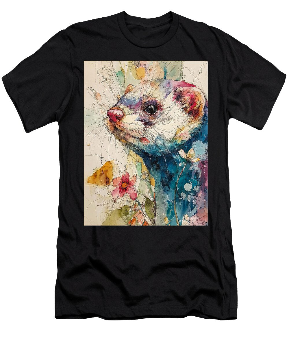 Mink Forest Animal Maisha Gilmore T-Shirt