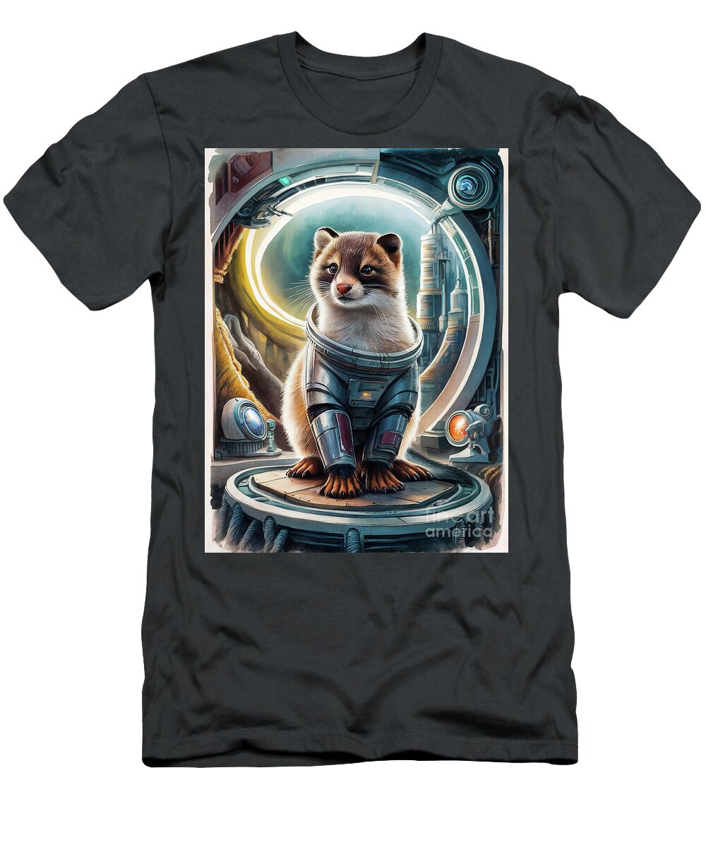 Mink Wild Animal Adrien Efren T-Shirt