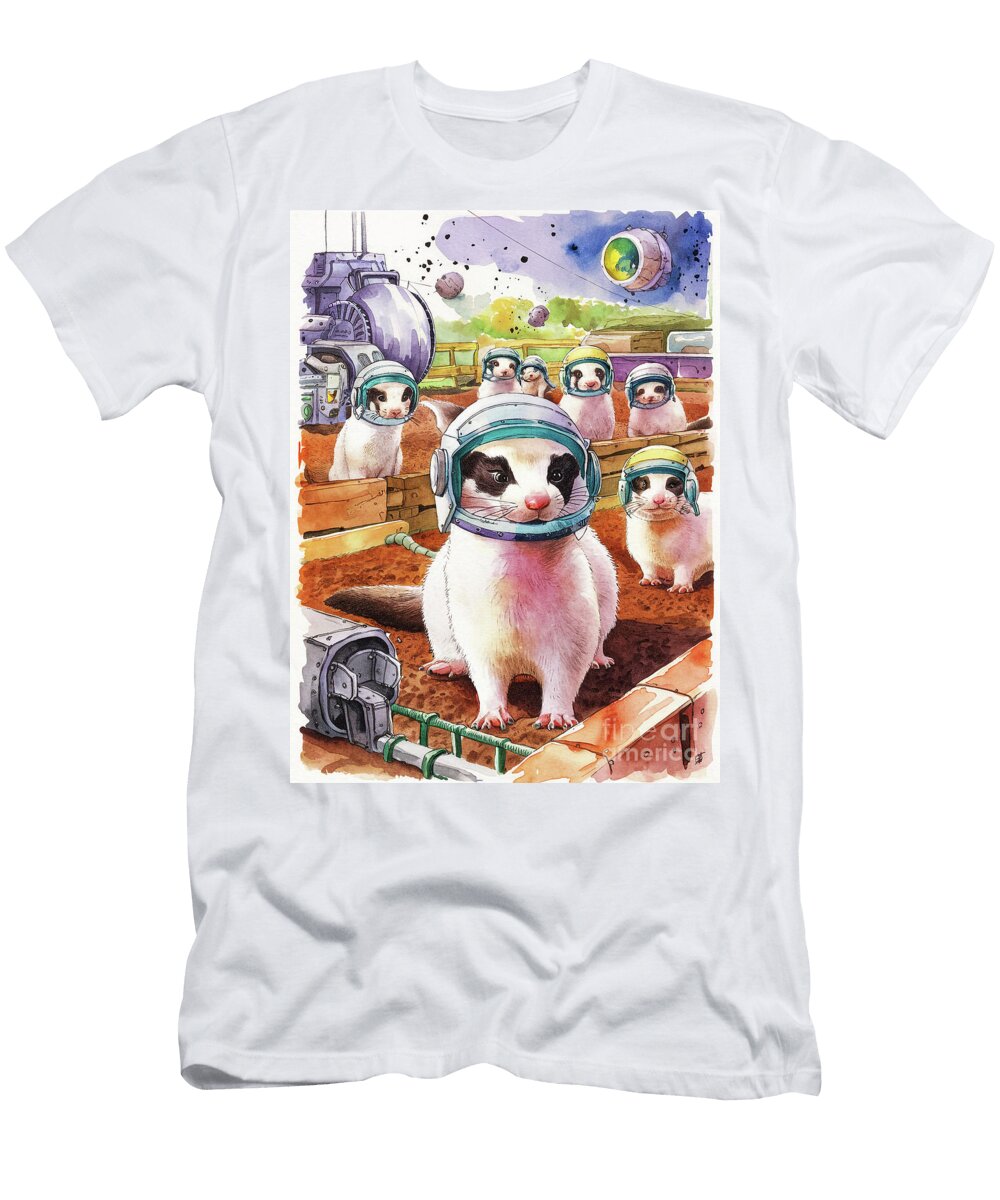 Minks Farm Animal Adrien Efren T-Shirt