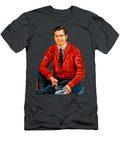 Mister Rogers Removing His Shoe Oil on Black Velvet By Jorge Torrones Ver2 Jorge Terrones T-Shirt