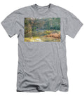 Misty Forest Surrounding Little Swamp Johan Ferret T-Shirt