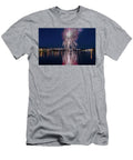 Monaca Bridge Fireworks Rj Stein Photography T-Shirt