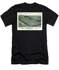 Monaca Pennsylvania Vintage Map Birds Eye View 1900 Carol Japp T-Shirt