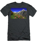Mont Blanc Flowers Alps Italy Davide Carlo Cenadelli T-Shirt