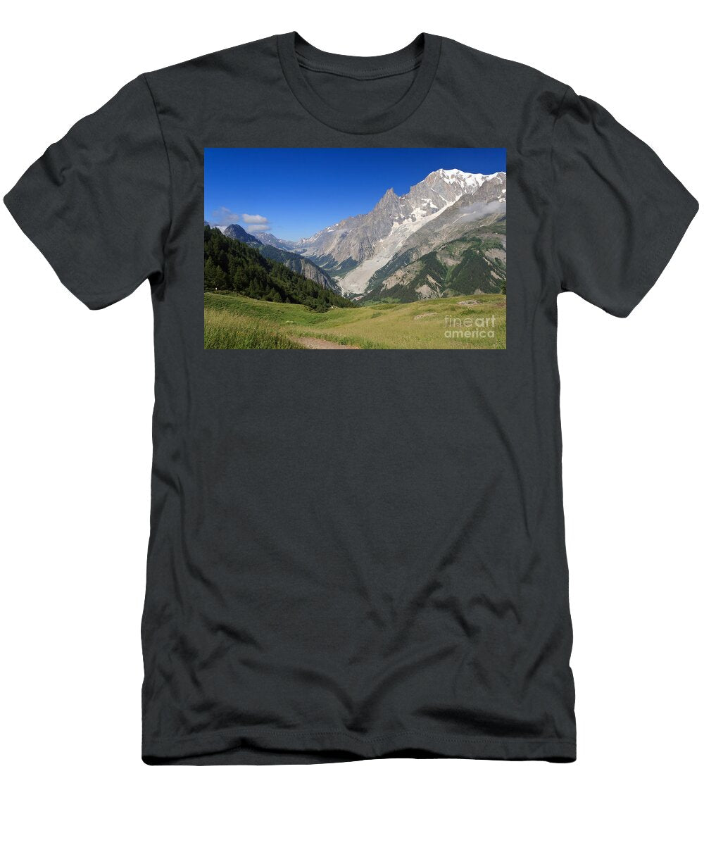 Mont Blanc From Ferret Valley Antonio Scarpi T-Shirt