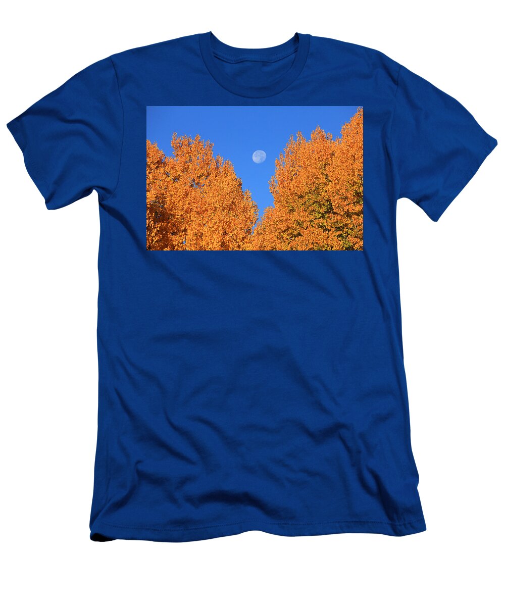 Moon and Aspens in Fall Ed Cooper Photography T-Shirt