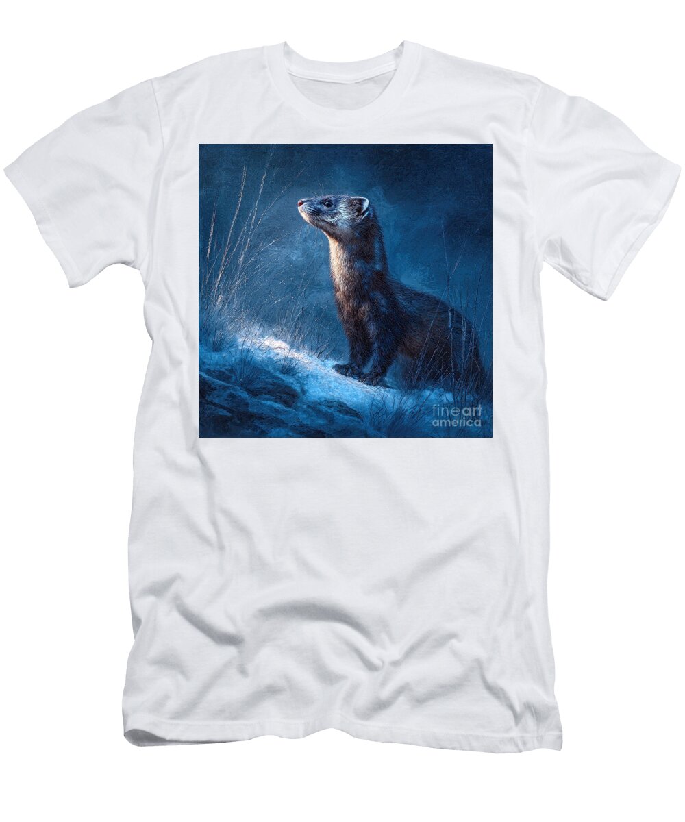 Moonlight Weasel Elisabeth Lucas T-Shirt