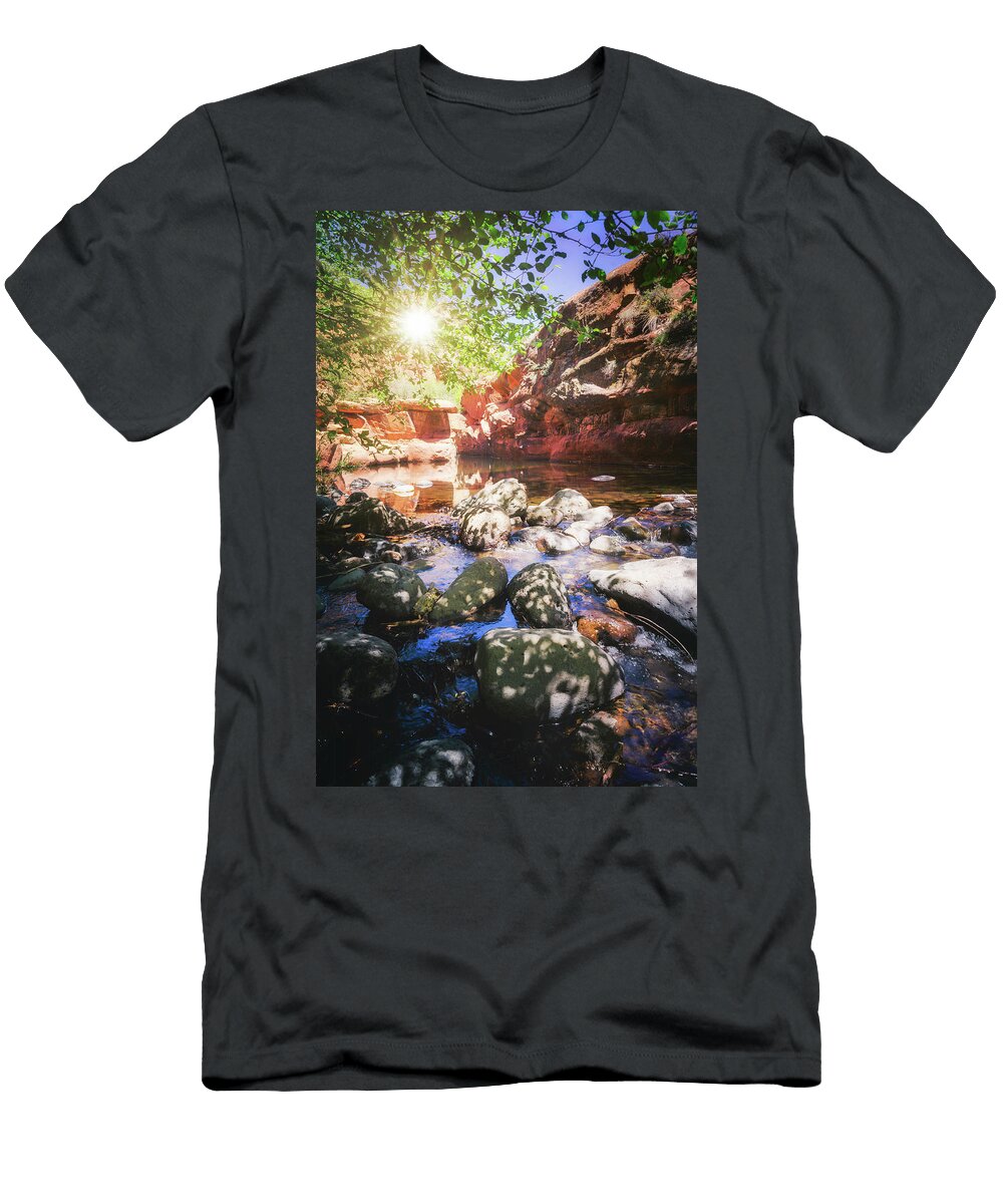 Morning By the Creek Saija Lehtonen T-Shirt