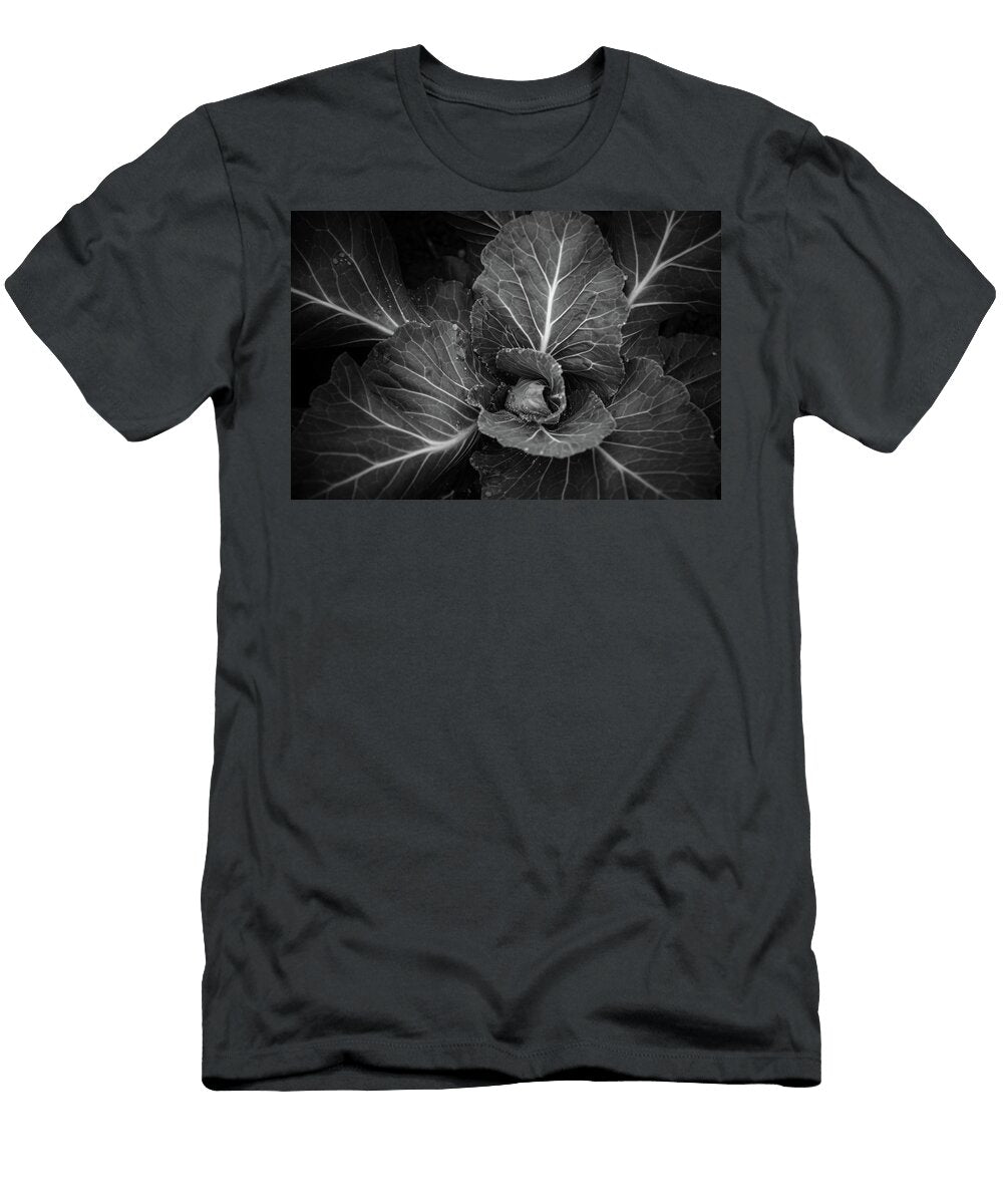 Morning Cabbage in Black and White Greg Mimbs T-Shirt