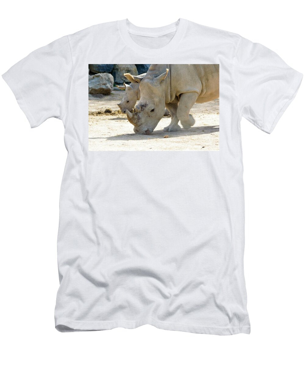 Mother and Baby Rhino Johan Ferret T-Shirt
