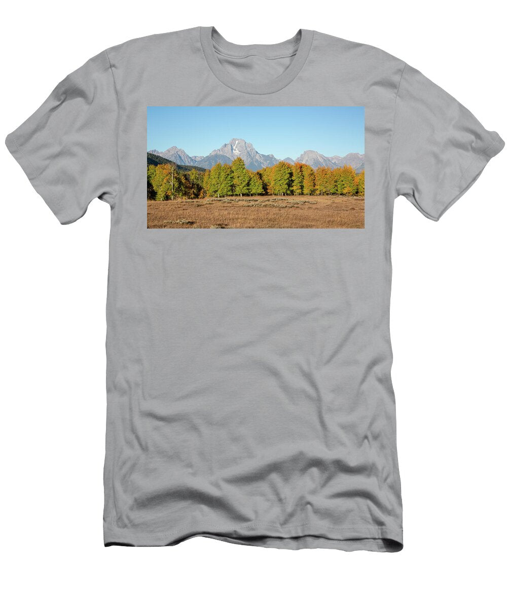 Mount Moran and Fall Colors Alex Mironyuk T-Shirt