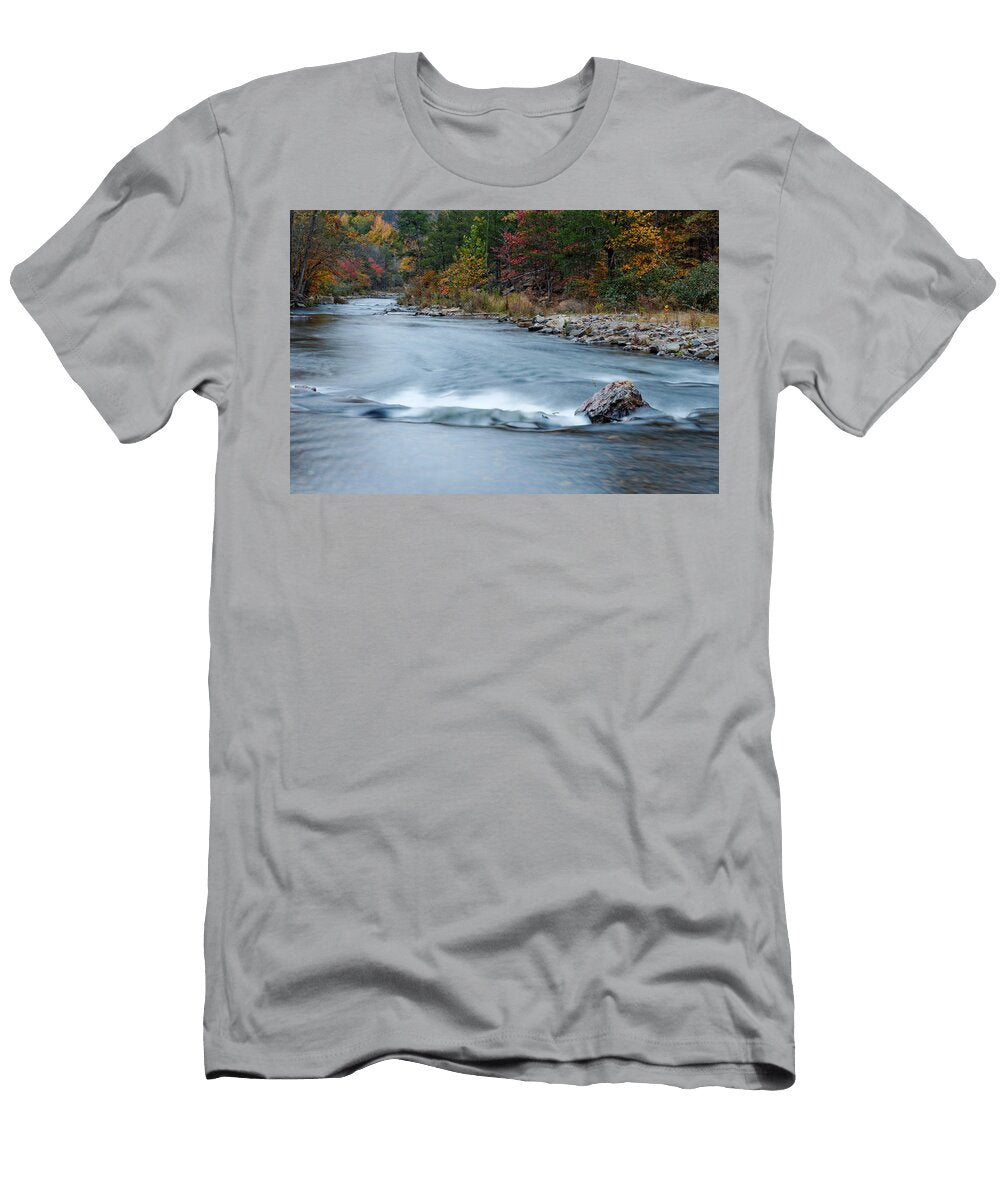 Mountain Fork River in the Fall Silvio Ligutti T-Shirt