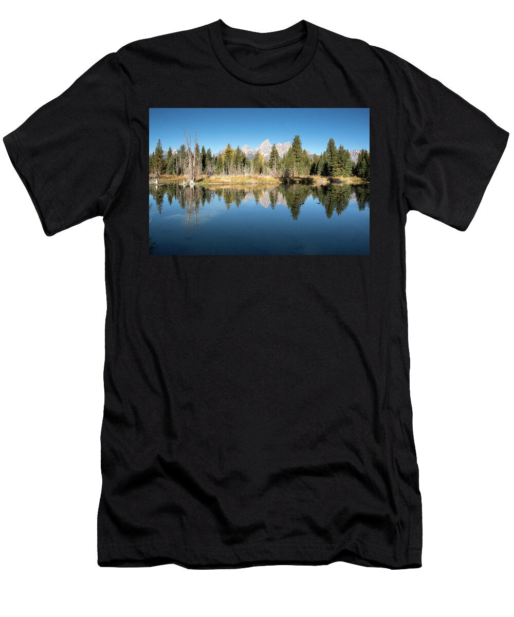 Mountain Reflections By the Lake Steve Stuller T-Shirt