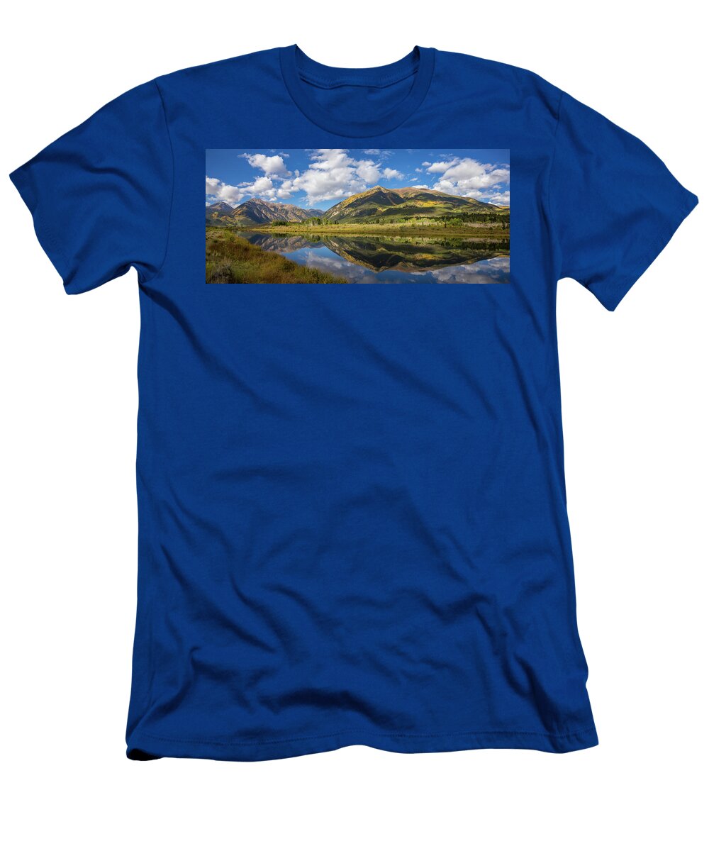 Mt Elbert Autumn Reflection Bridget Calip T-Shirt