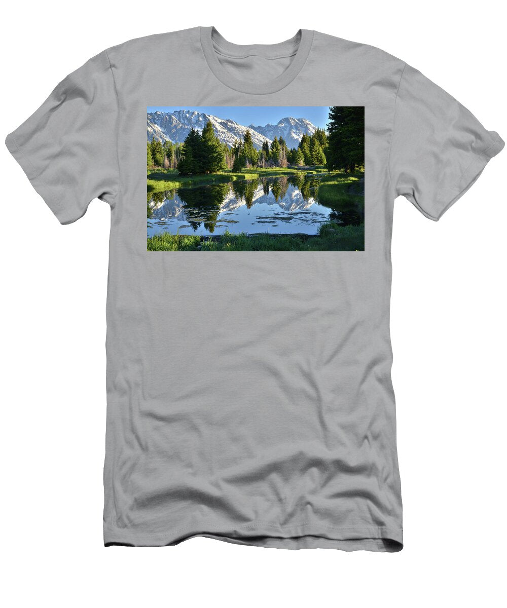 Mt Moran Reflection Ray Mathis T-Shirt