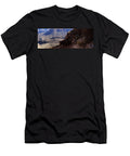 Mule Riders and Hikers on the Trail Panoramic Images T-Shirt