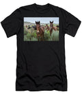 Mules in Wyoming No 1142 Randall Nyhof T-Shirt