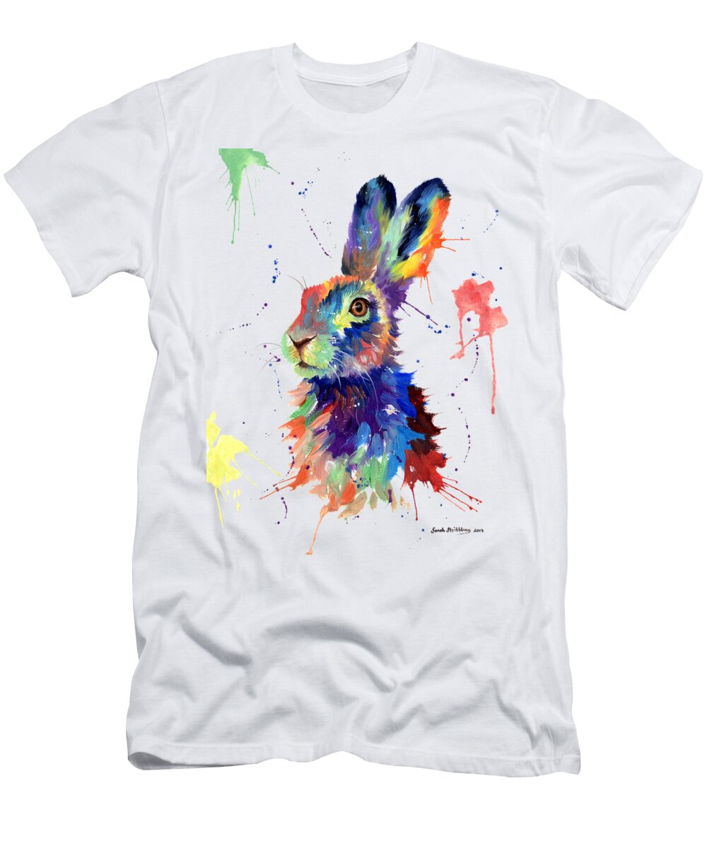 Multi Colour Hare Sarah Stribbling T-Shirt