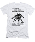 Multi Legged Horror Hamster Funny Tarantula Graphic Roger Kuo T-Shirt