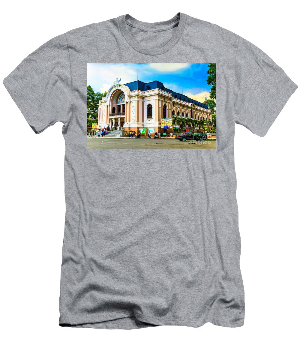Municipal Theater Ho Chi Minh City Vietnam Rene Triay Photography T-Shirt