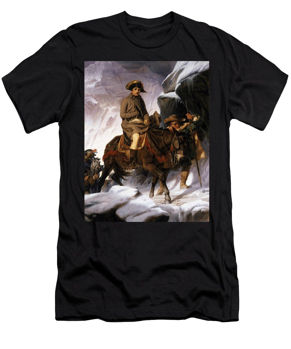 Napoleon Crossing the Alps Hippolyte Delaroche T-Shirt