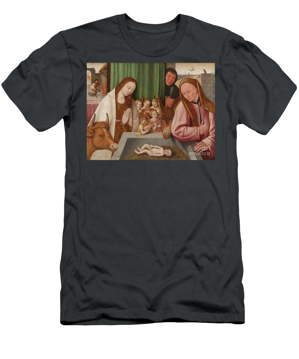 Nativity C1550 1600 Hieronymus Bosch T-Shirt