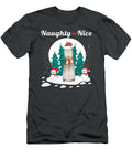 Naughty or Nice Family Matching Ferret Xmas Gift for Christmas Present Laughr Marie T-Shirt