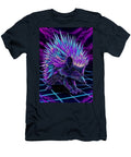 Neon Porcupine in Cyberworld Hedgehog Grayson Sheppard T-Shirt