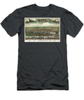 New Brighton Pennsylvania Vintage Map Birds Eye View 1883 Carol Japp T-Shirt
