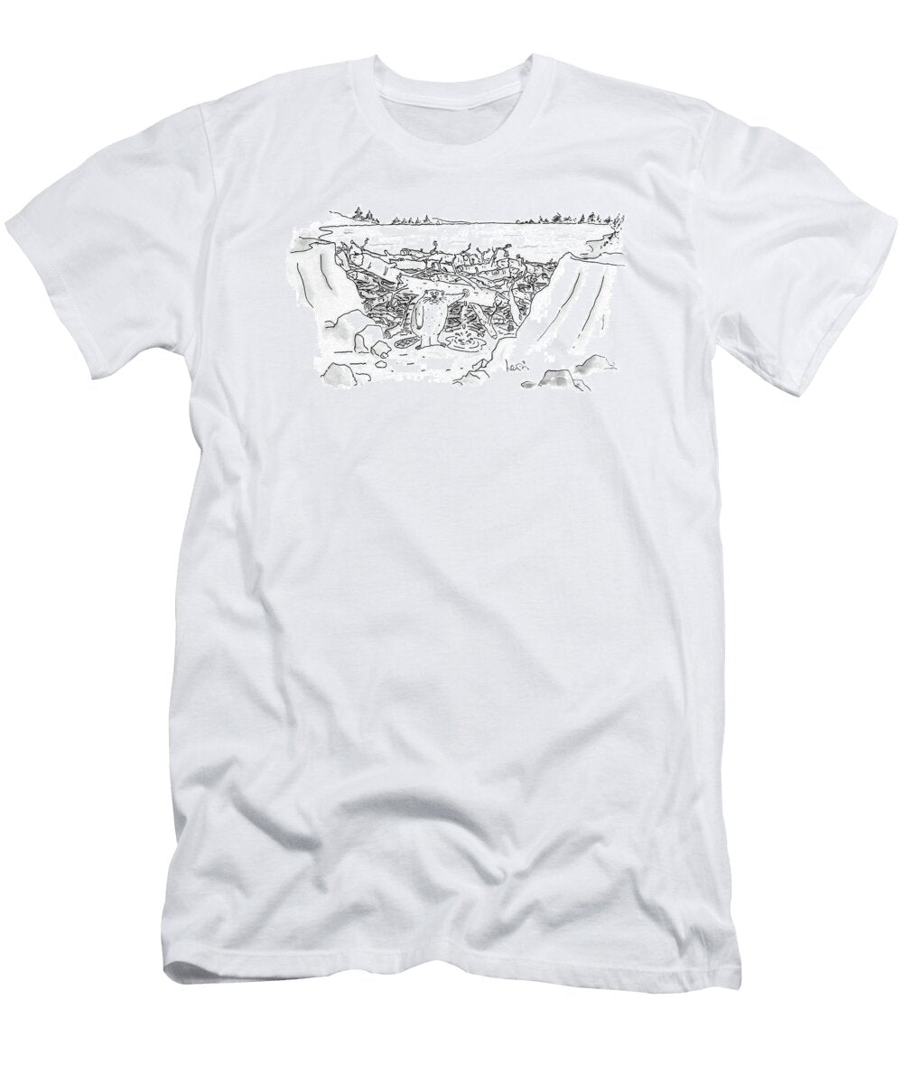 New Yorker December 21st 1987 Arnie Levin T-Shirt
