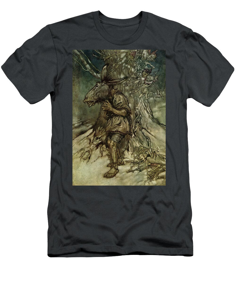 Nick Bottom From a Midsummer Nights Dream By Shakespeare Arthur Rackham T-Shirt