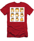 Nine Cute Cartoon Hamsters with Sunglasses Various Poses Aimee Mailet T-Shirt