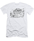 Noahs Ark Two Hedgehogs Get Squashed By Larger Animals Ed Mclachlan T-Shirt