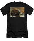 North American Beaver Feeding on Tree Bark Maryland USA John Cancalosi Natureplcom T-Shirt