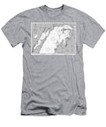North End of Lake Michigan Nautical Chart Map 2024 Black and White Carol Japp T-Shirt