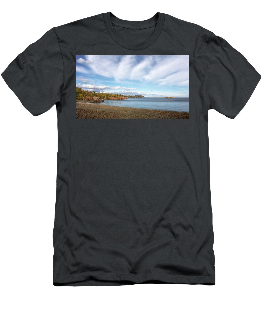 North Shore Black Beach Susan Rissi Tregoning T-Shirt