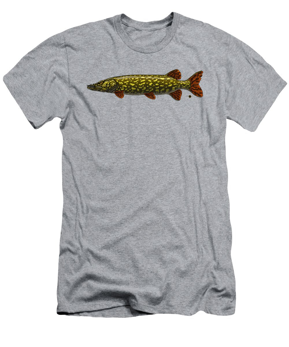 Northern Pike Decal David Burgess T-Shirt