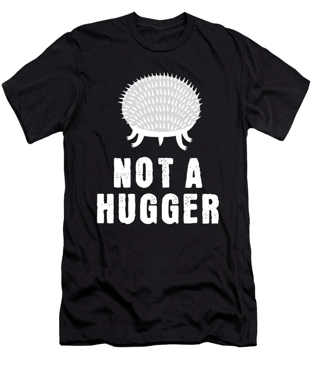 Not a Hugger Hedgehog Cute Autumn Moon T-Shirt