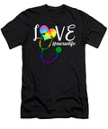 Nurse Life Rn Lpn Cna Healthcare Cheetah Heart Lgbt Flag Dhbubble T-Shirt
